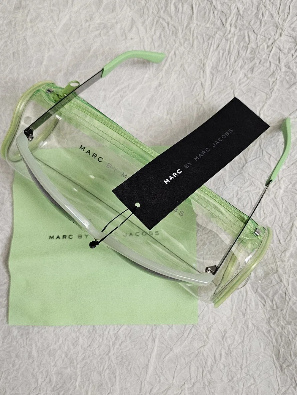 Marc Jacobs MMJ409 Opal Green Mirror Shaded Womens Sunglasses NEW NWT & case Marc Jacobs MMJ409 Opal Green Mirror Shaded Womens  main image 3